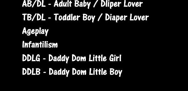  ABDL adult baby ageplay terminology and slang